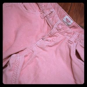 Pink Corduroy skinny pants